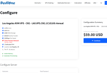 DediOne:美国vps仅需$59/年/1GB内存/10GB NVMe空间/500GB流量/200Mbps端口/KVM/洛杉矶CN2 GIA/CMIN2-47to主机测评网 - 专注云服务器,国外服务器,虚拟主机,CDN加速,美国VPS主机测评