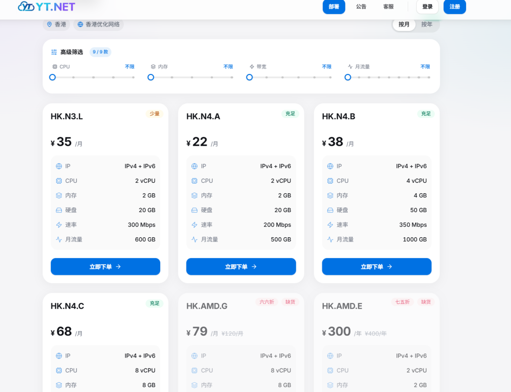 YT.NET香港VPS 75折：CNIX NAT，16.5元/月起-47to主机测评网 - 专注云服务器,国外服务器,虚拟主机,CDN加速,美国VPS主机测评