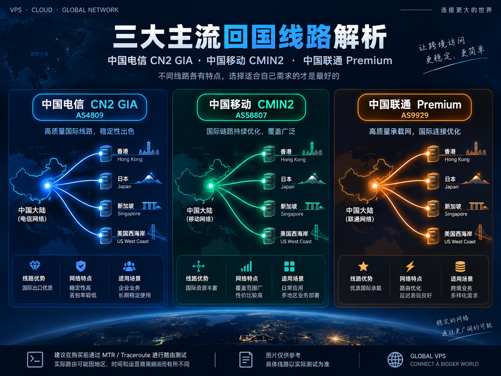 CN2 GIA CMIN2 AS9929线路对比图