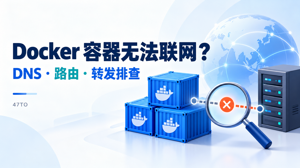 Docker容器无法联网的DNS、路由与转发排查教程