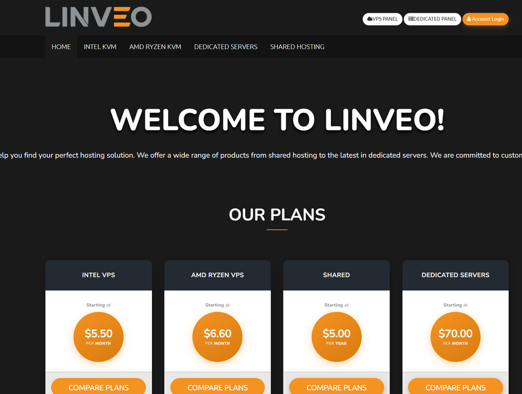 Linveo美国VPS优惠:4核8GB约4.02美元/月,10月七三折活动-47to主机测评网 - 专注云服务器,国外服务器,虚拟主机,CDN加速,美国VPS主机测评