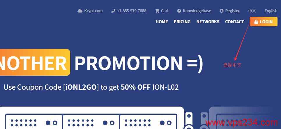 iON 首页切换中文