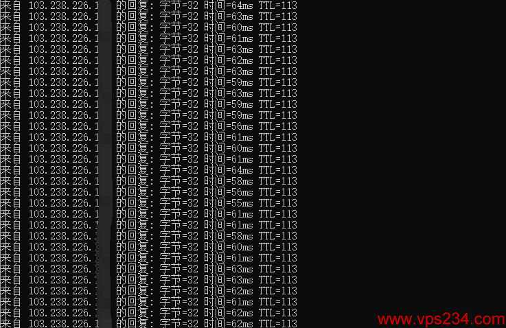 国外VPS HostKvm Ping效果图