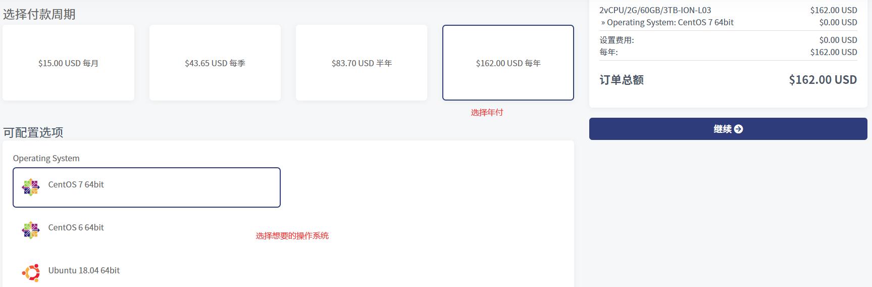 配置选择