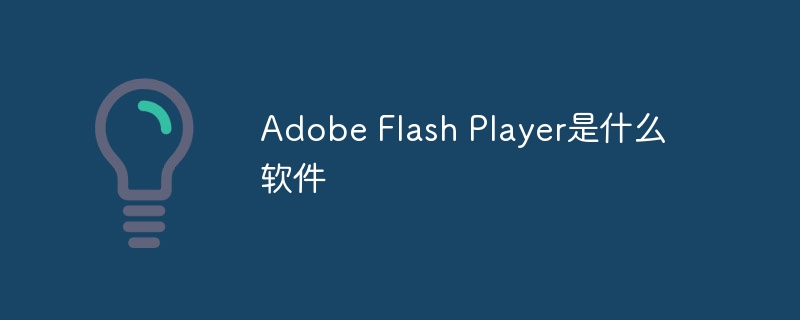 Adobe Flash Player是什么软件