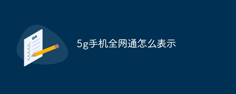 5g手机全网通怎么表示